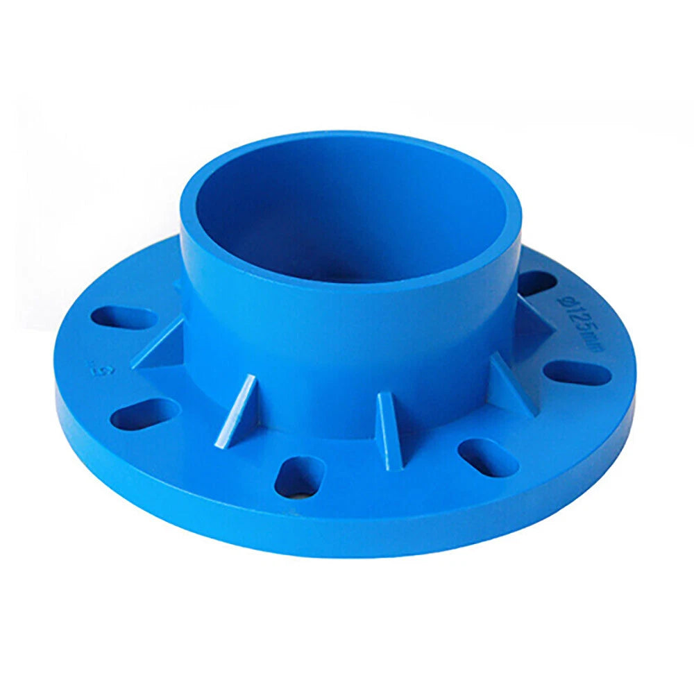 ID 20-200mm PVC Water Supply Pipe Wall Mount Floor Flange Fittings Solvent Weld