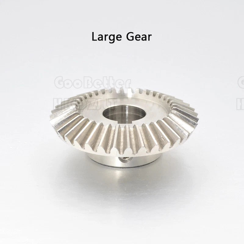 Bevel Gear 0.5 Module-0.8 Module 90° 1:2 Pairing 20-40 Teeth Stainless Steel