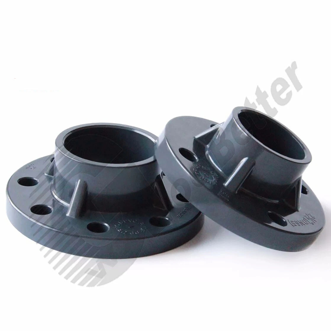 UPVC Water Supply Pipe Wall Mount Floor Flange Φ20mm~Φ110mm Flange Fittings Grey