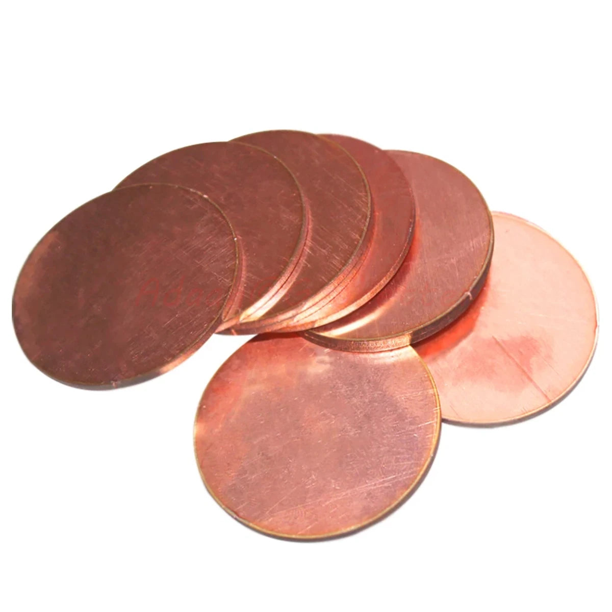 T2 Copper Discs Round Sheet Plate Dia 50mm-300mm Thick 0.3/0.4/0.5/0.6/0.8/1~3mm