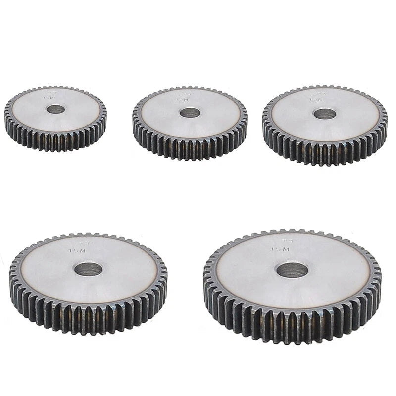 1.5 Mod Spur Gear 12T - 85T Flat Gear 45 Steel Transmission Gears OD 21-130.5mm