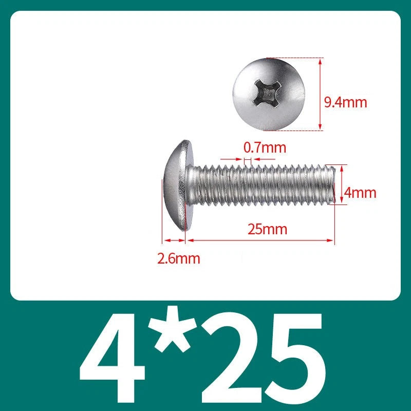 Phillips Flat Head Machine Screws M2-M8 | A2/A4 Stainless Steel