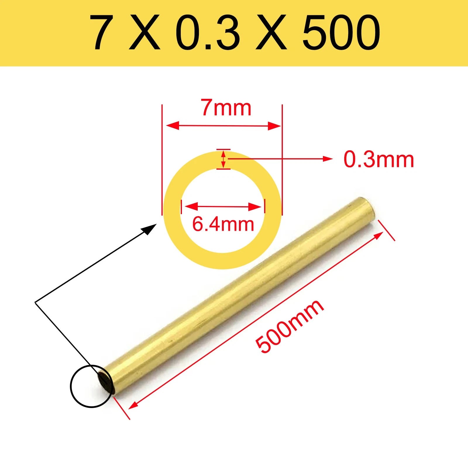 Brass Tubes ROUND PIPE Cu 62% OD 2mm 3mm 4mm 5mm 6mm 7mm 8mm 9mm 10mm To 90mm