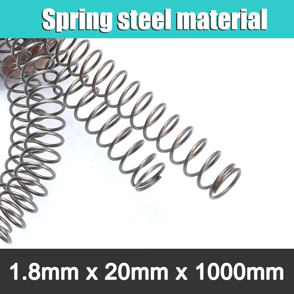 1000mm length Spring Stee Wire 0.3mm-6mm ,OD 6mm-60mm Compression Spring 1 Meter