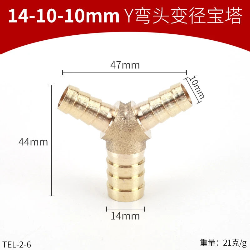 Brass Reducing Hose Fittings – Straight, L, T & Y Connectors for Gas & Air Tube