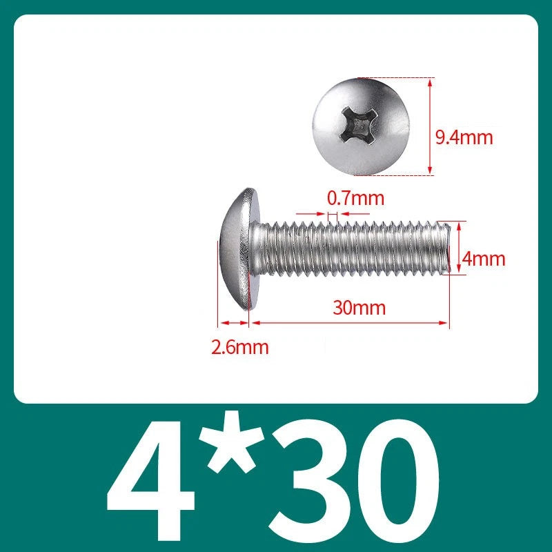 Phillips Flat Head Machine Screws M2-M8 | A2/A4 Stainless Steel