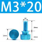 M3 M4 Anodized Aluminum Thumb Screws — Knurled Head Hand Bolts for PC Case, Fishing Rigs & DIY Projects
