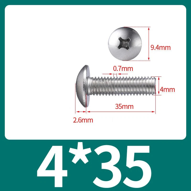Phillips Flat Head Machine Screws M2-M8 | A2/A4 Stainless Steel