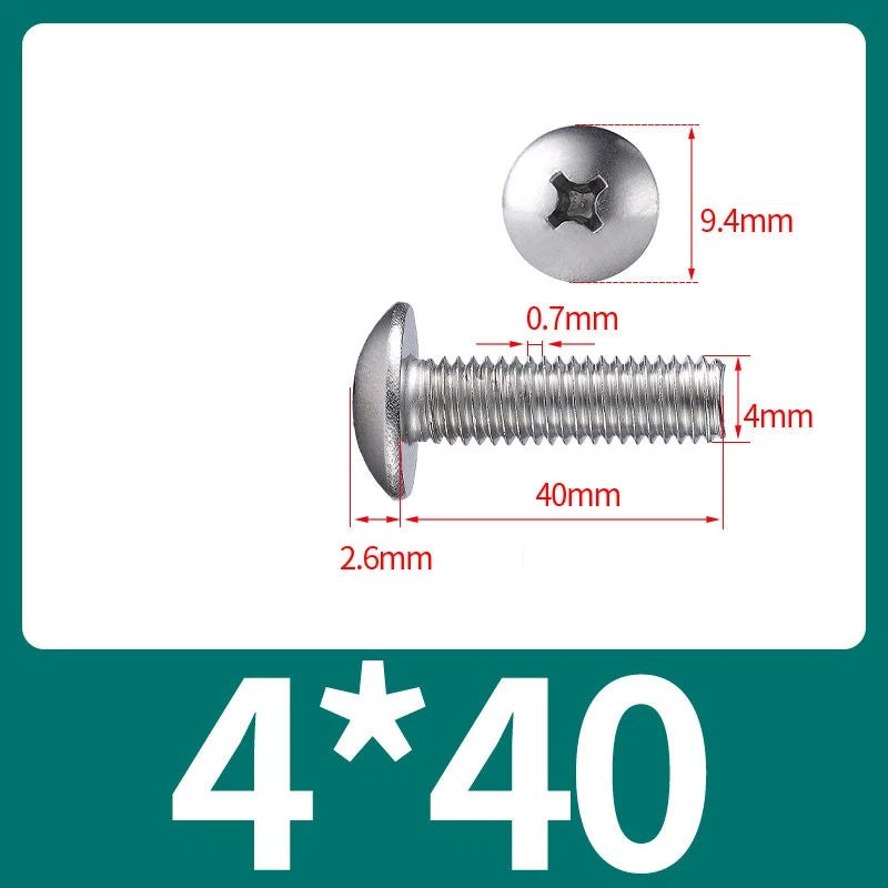 Phillips Flat Head Machine Screws M2-M8 | A2/A4 Stainless Steel