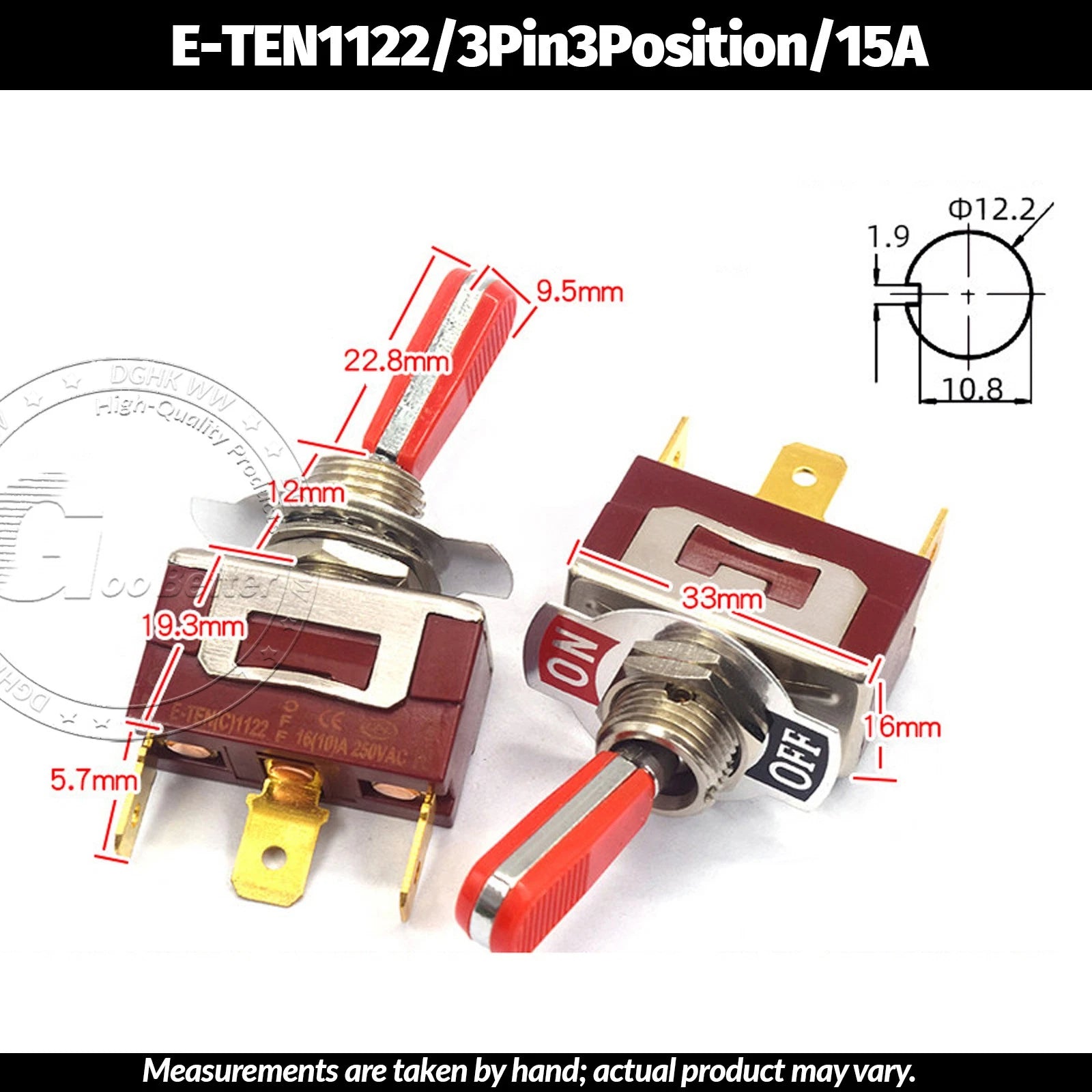 Miniature Toggle Switch — SPST/SPDT, 2–12 Pin, MTS/E-TEN/RLS Series, 79 Types