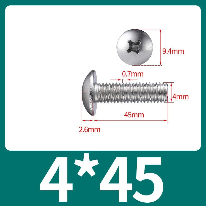 Phillips Flat Head Machine Screws M2-M8 | A2/A4 Stainless Steel