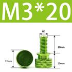 M3 M4 Anodized Aluminum Thumb Screws — Knurled Head Hand Bolts for PC Case, Fishing Rigs & DIY Projects