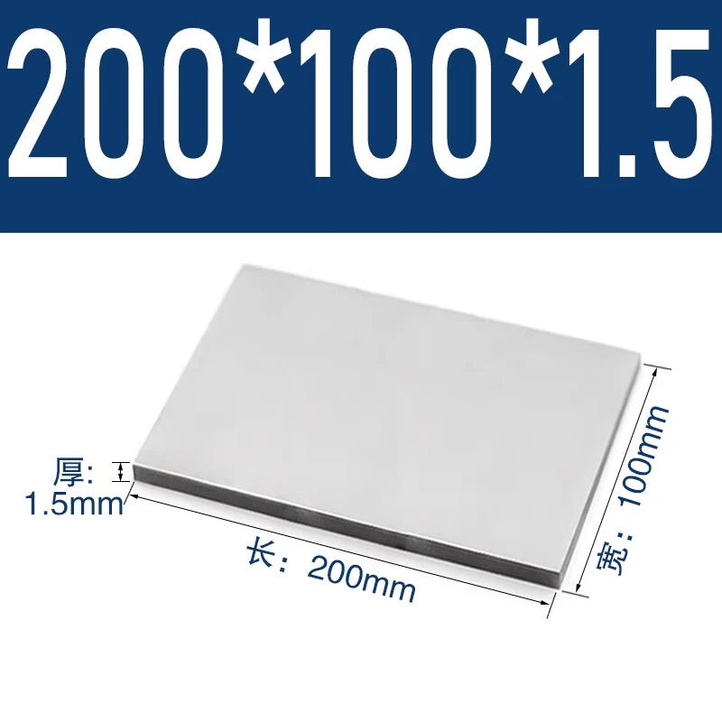 304 Stainless Steel Sheet Plate 0.3mm 0.5mm 0.8mm 1mm 2mm 3mm 4mm 5mm Thick