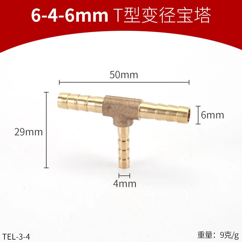 Brass Reducing Hose Fittings – Straight, L, T & Y Connectors for Gas & Air Tube