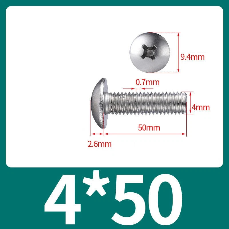 Phillips Flat Head Machine Screws M2-M8 | A2/A4 Stainless Steel