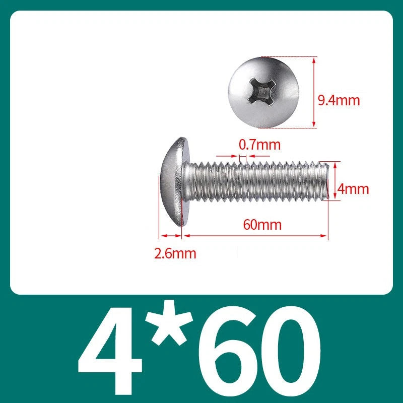 Phillips Flat Head Machine Screws M2-M8 | A2/A4 Stainless Steel