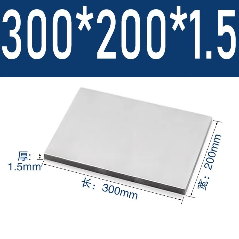 304 Stainless Steel Sheet Plate 0.3mm 0.5mm 0.8mm 1mm 2mm 3mm 4mm 5mm Thick