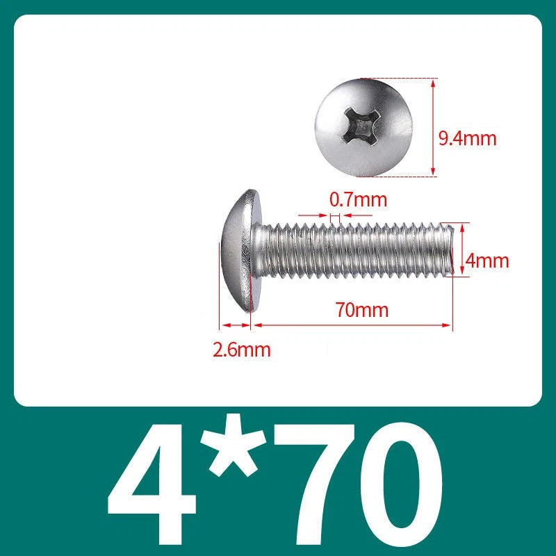 Phillips Flat Head Machine Screws M2-M8 | A2/A4 Stainless Steel