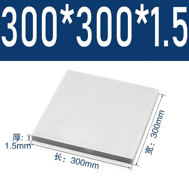 304 Stainless Steel Sheet Plate 0.3mm 0.5mm 0.8mm 1mm 2mm 3mm 4mm 5mm Thick