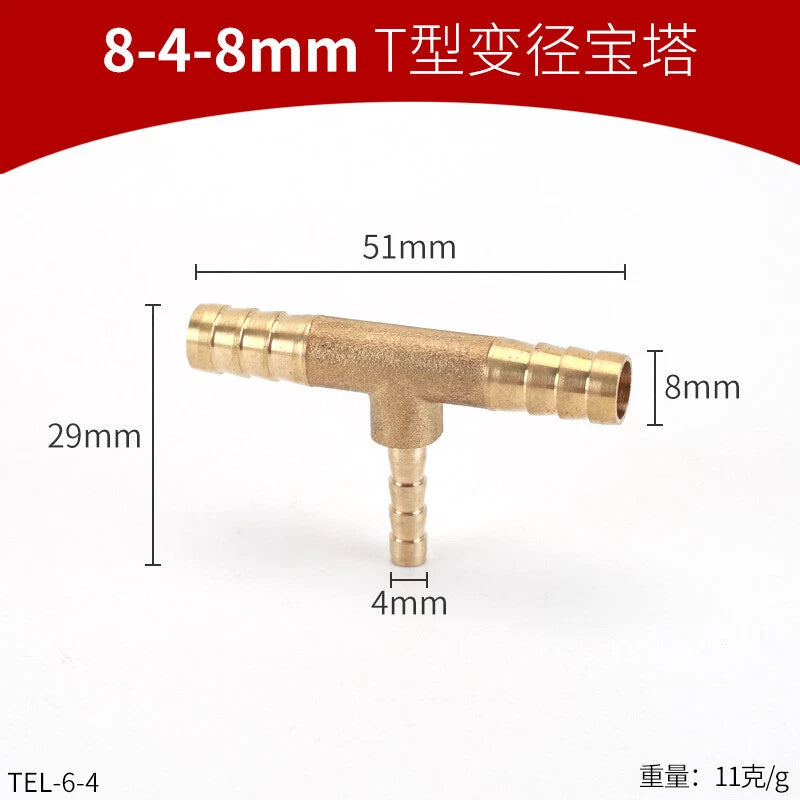Brass Reducing Hose Fittings – Straight, L, T & Y Connectors for Gas & Air Tube