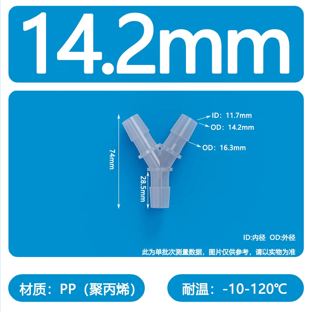 Plastic Pagoda Tubes Reducer Joint 2 3 4Way Hose Connector Tube Splitter Fitting
