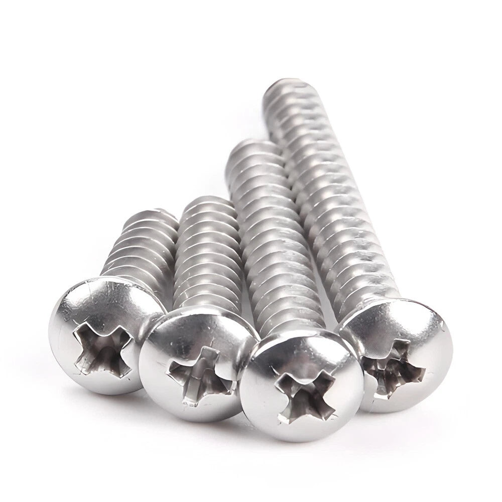 Phillips Pan Head Machine Screws M1.0–M6 | Nickel-Plated