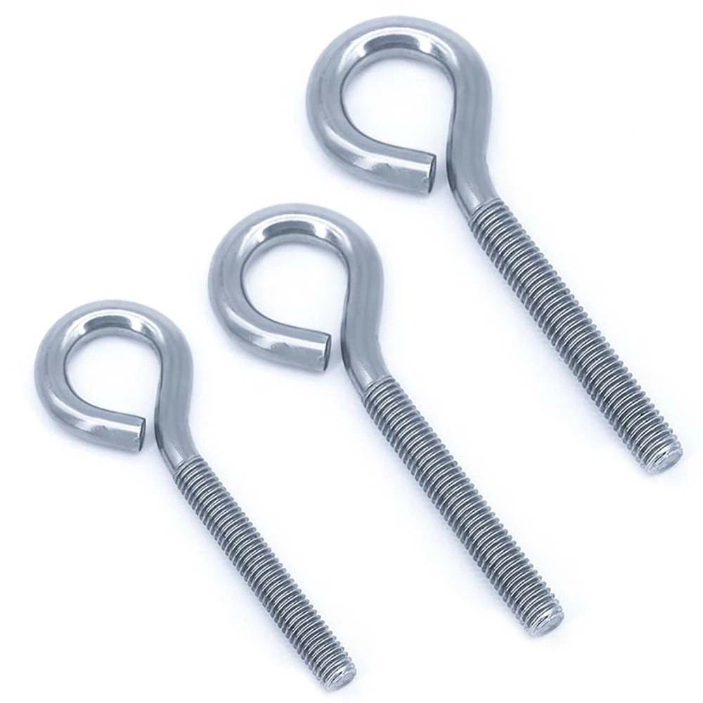 M3–M12 Galvanised Eye Screws | Metric Closed Eye Bolts & Threaded Ring Hooks