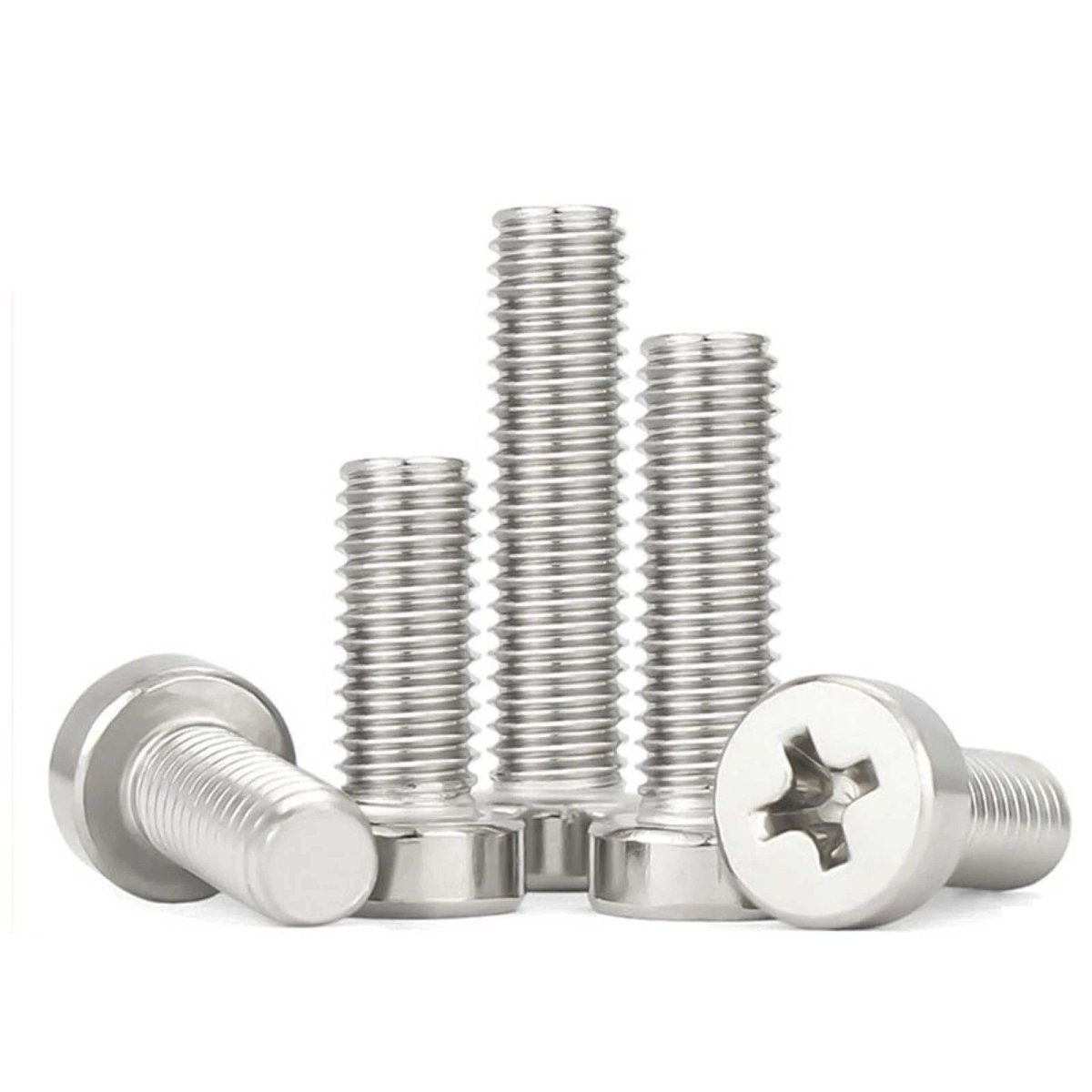 A2 Stainless Steel Cheese Head Phillips Machine Screws | M2–M8 Metric Bolts - HomeDIYer