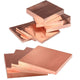 T2 Pure Copper Plate Sheet Thick 1mm-6mm Cu Metal Block Laser Cut 100/200/300mm