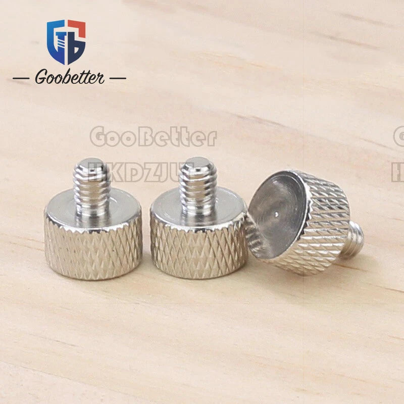 Knurled Thumb Screws M3 M4 | Carbon Steel & Stainless Steel | Hand-Tighten Grip Knob Bolts