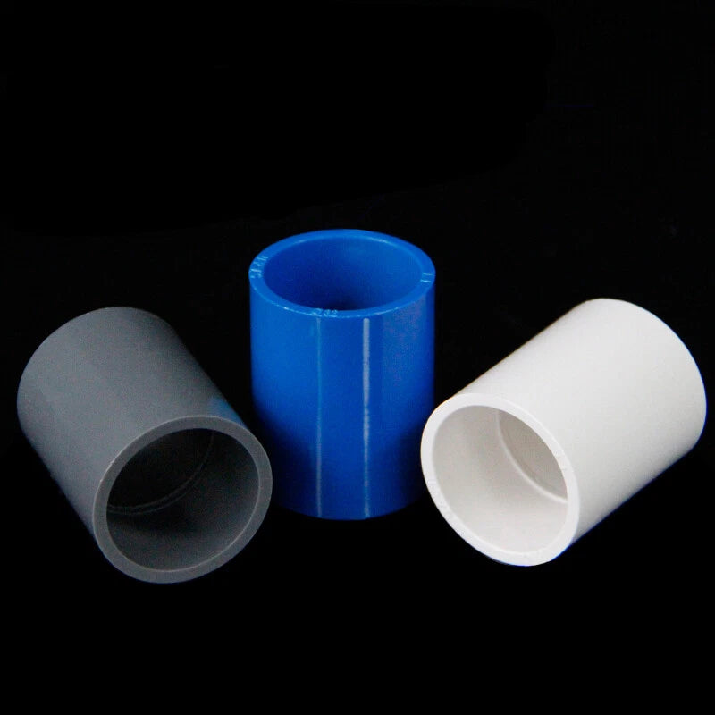 Straight Coupling PVC Metric Plumbing Fittings Pipe For Tank Pond Solvent Weld