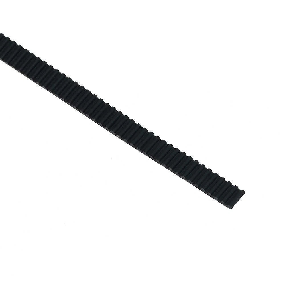 Open Timing Belt — 2GT / HTD-3M / HTD-5M / HTD-8M / STPD-S2M / XL, 6–40 mm Wide, Black, Cut to Length