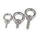 304 Stainless Steel Eye Bolt M3–M48 | Heavy-Duty Lifting Ring Screw