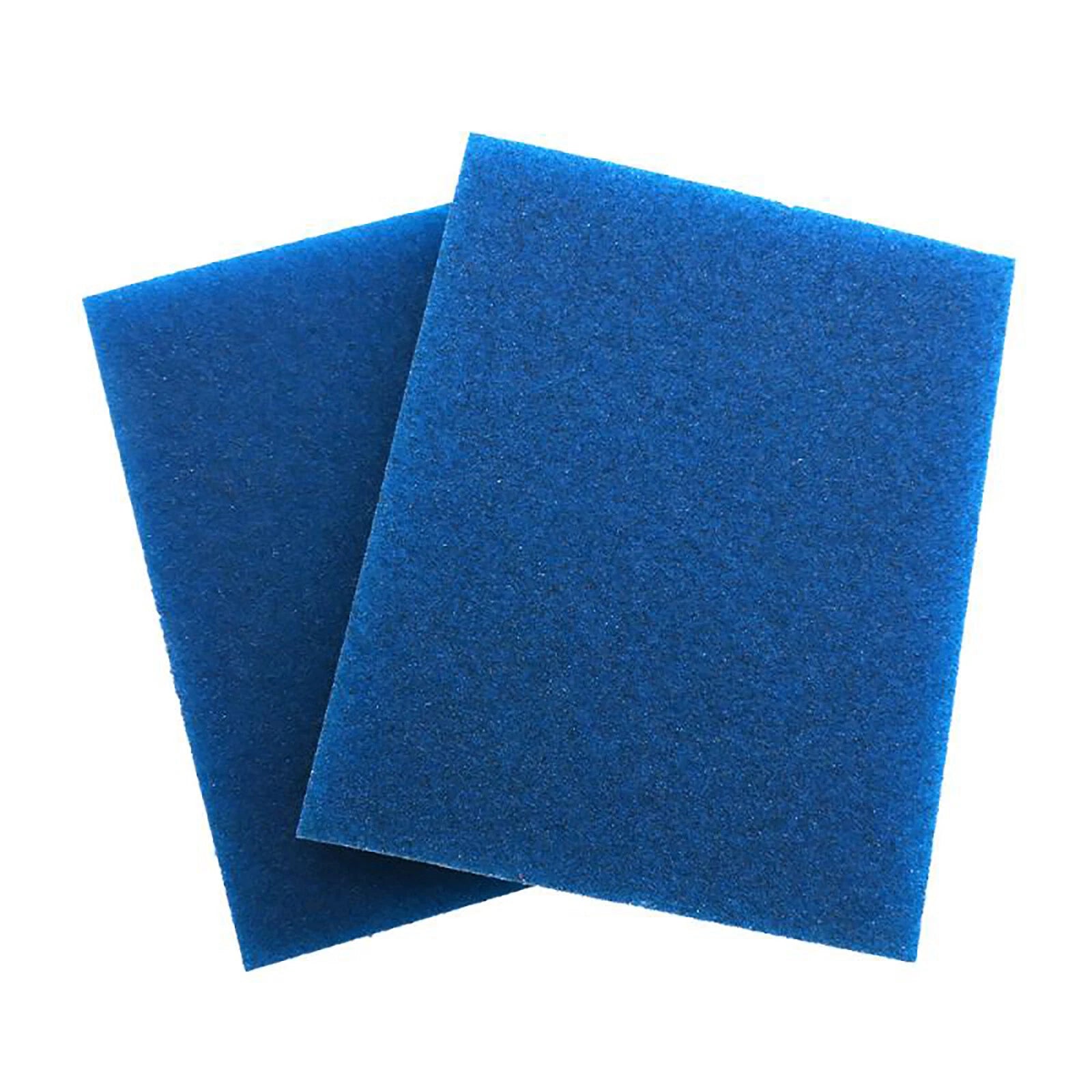 Blue Double‑Sided Foam Sanding Blocks — P100 to P240 Grit Wet & Dry Sponge Pads for Wood Metal Auto