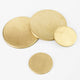 H62 Brass Round Sheet Solid Plate Metal Disc Thickness 0.3/0.5/0.8mm OD 10-300mm