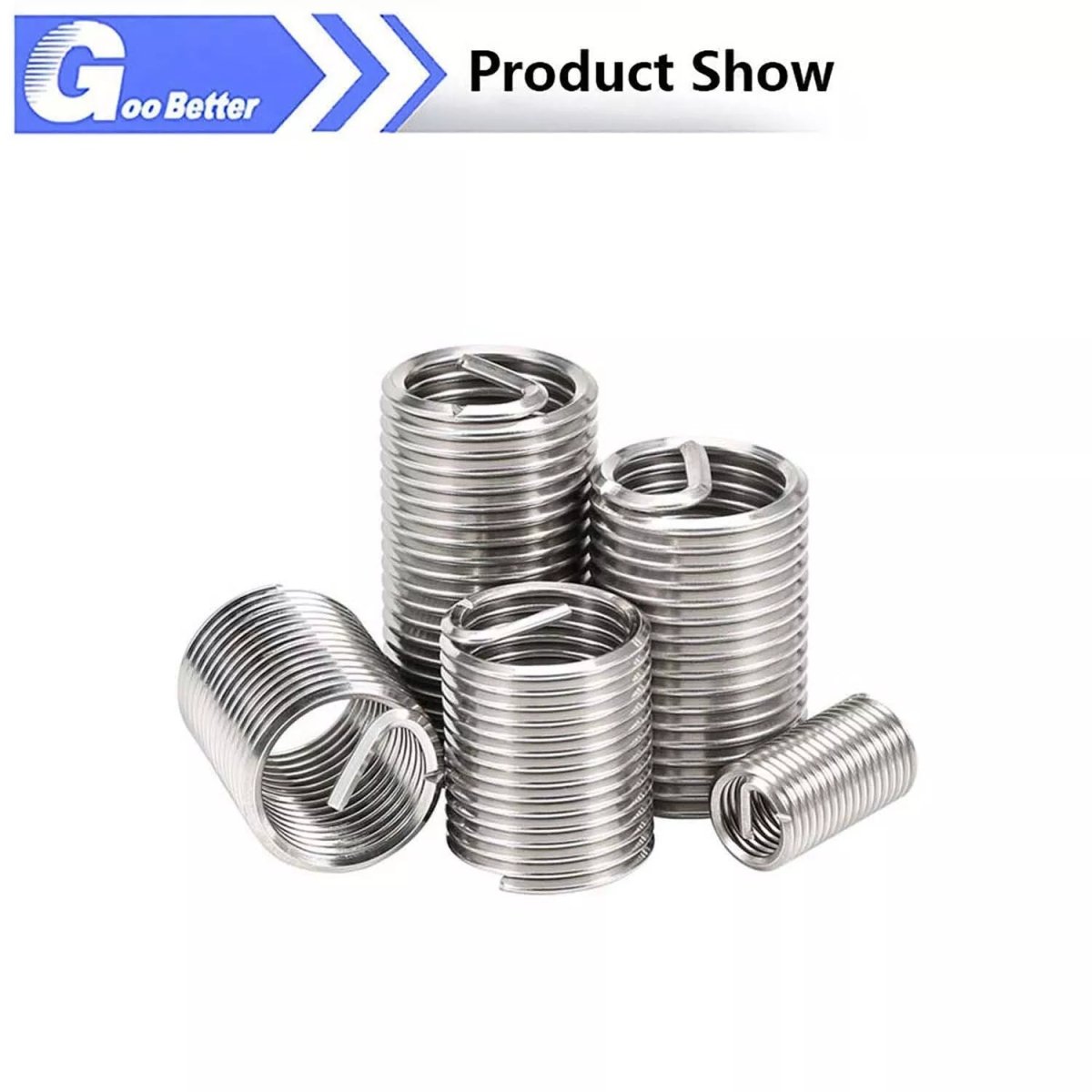 200Pcs Stainless Steel Wire Thread Repair Inserts Coarse Thread Kit DIN 8140 - HomeDIYer