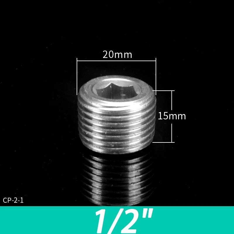 Stainless Steel BSP Pipe Fittings — Plug, Nipple, Elbow, T-Piece & More (1/8" to 4")