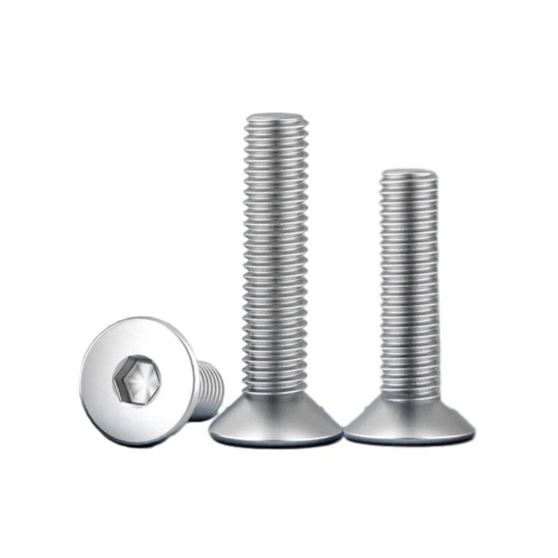 Allen Countersunk Head Screws V4A Steel Hexagon Socket Flat Head Machine Screw