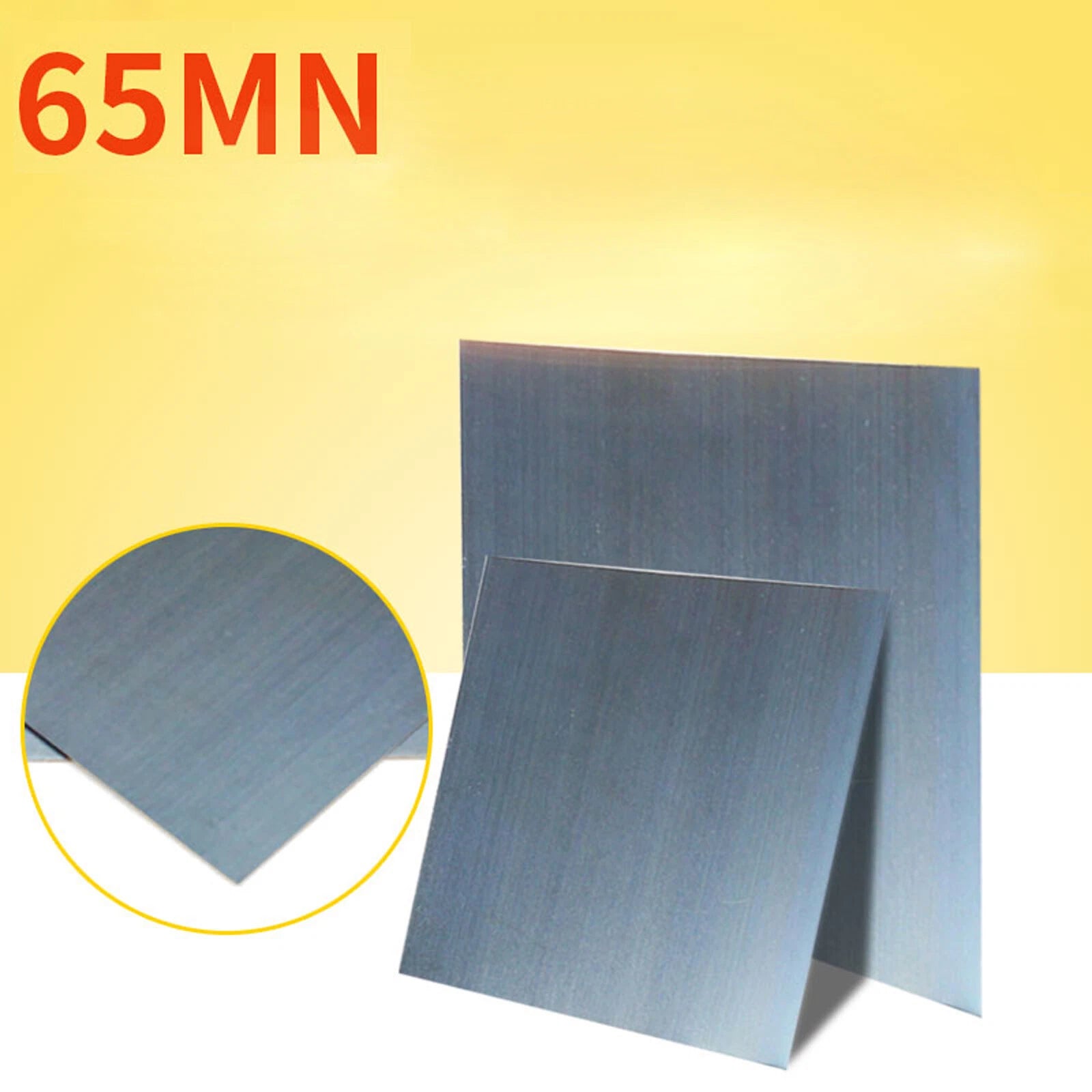 65MN Spring Steel Plate Speciality Metals Quality Flat Sheet Thickness：0.1mm-2mm