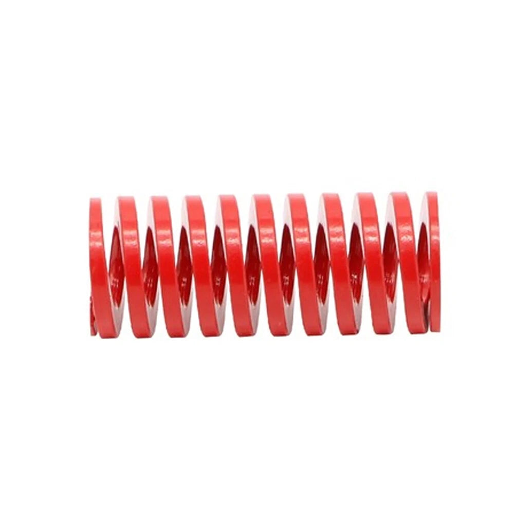 Red Medium Load Duty Compression Die Springs 8-50mm Outer Diameter 15-500mm Long