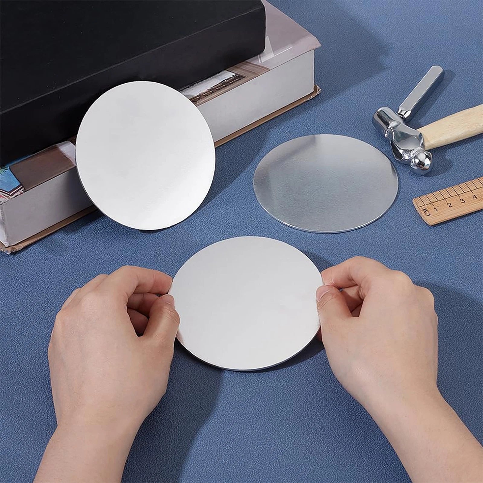 Round Aluminum Sheet Disc Plate 0.5/1/1.5/2~5mm Thick Aluminium Discs 50~300mm