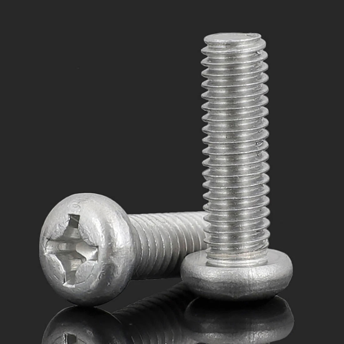 M3-M8 Aluminum Alloy Phillips Pan Head Machine Screws | Anodized Metric Bolts