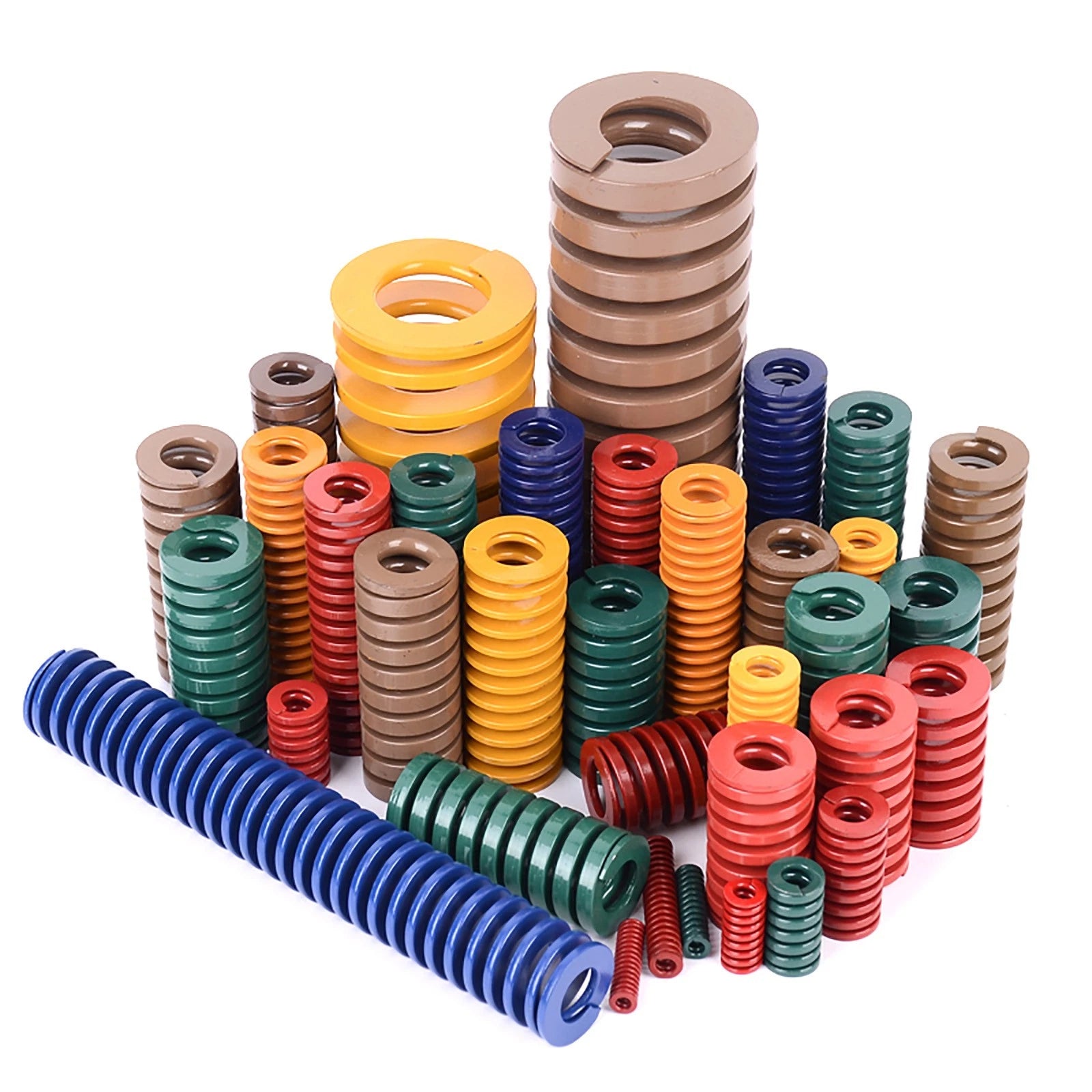 Heavy Load Duty Compression Die Spring, 8mm-18mm Diameter & Up To 55mm Long JIS