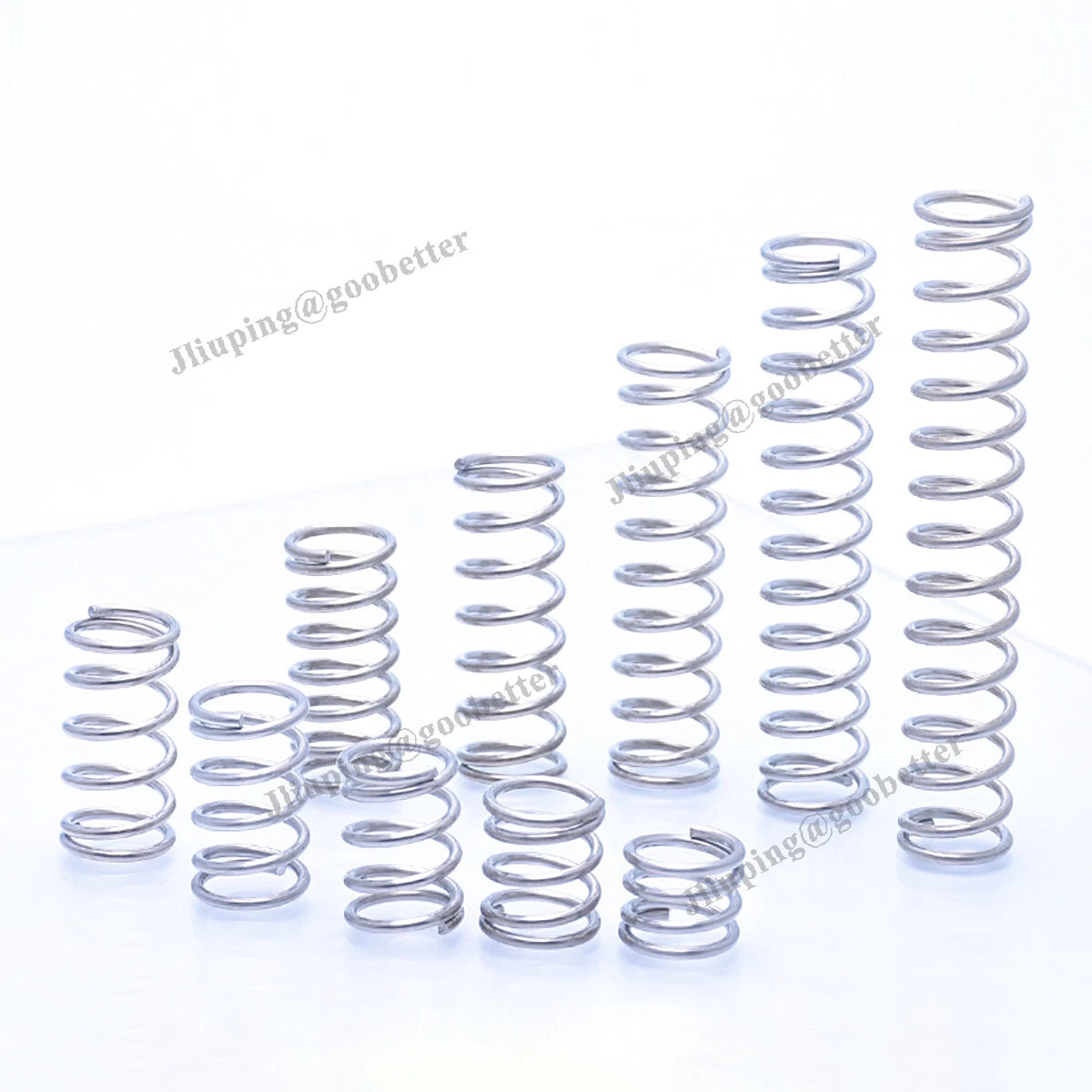 Compression Spring Wire Dia 0.5mm 304 Stainless Pressure Coil Springs OD 3-15mm