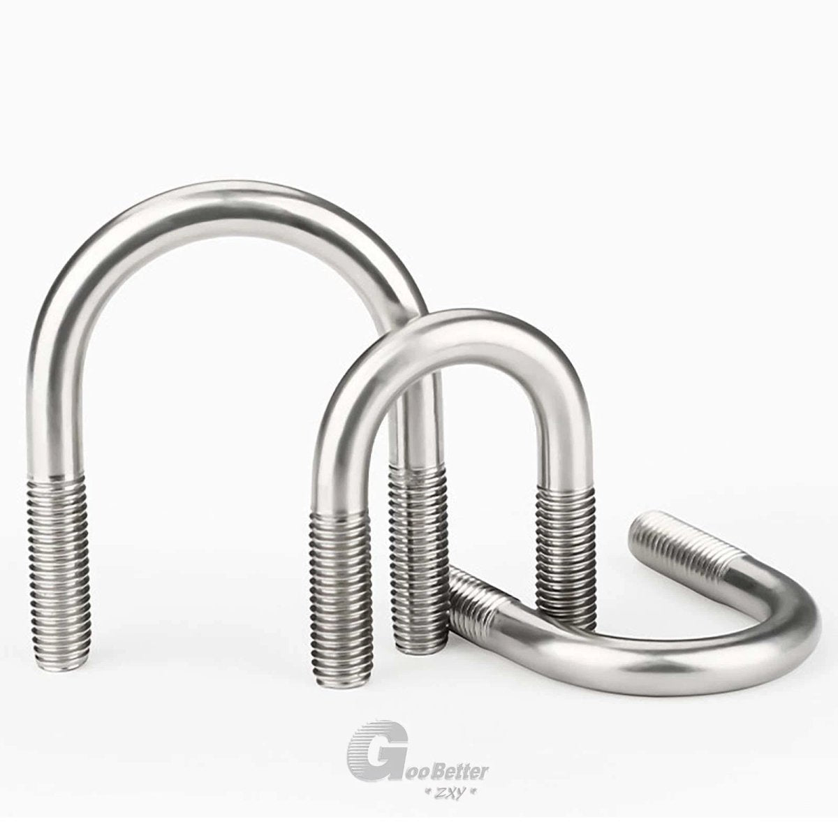 Square U - Bolts Stainless Steel — M6 to M24 | 304 A2 & 316 A4 Marine Grade - HomeDIYer
