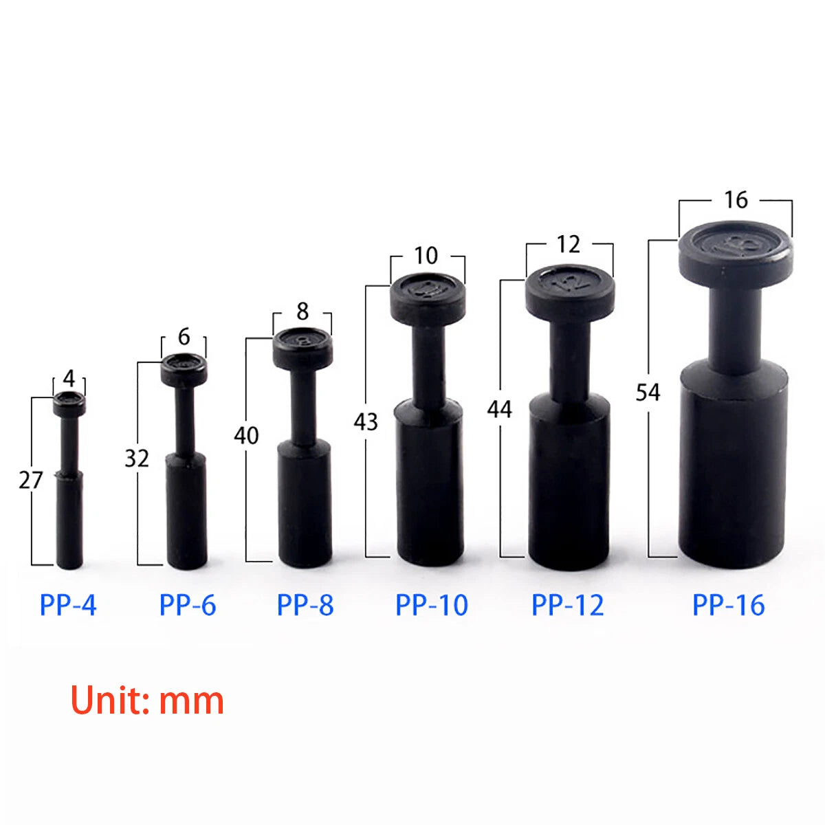 Pneumatic Push-to-Connect Air Fittings — 90° Elbow, Tee & Blanking Plug | Φ4–16mm