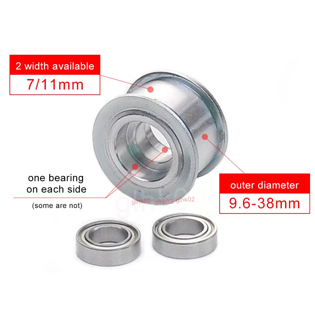 GT2 6 10mm Timing Belt Idler Pulleys 16-60 Teeth 3-15mm Bore For 3D Printer CNC