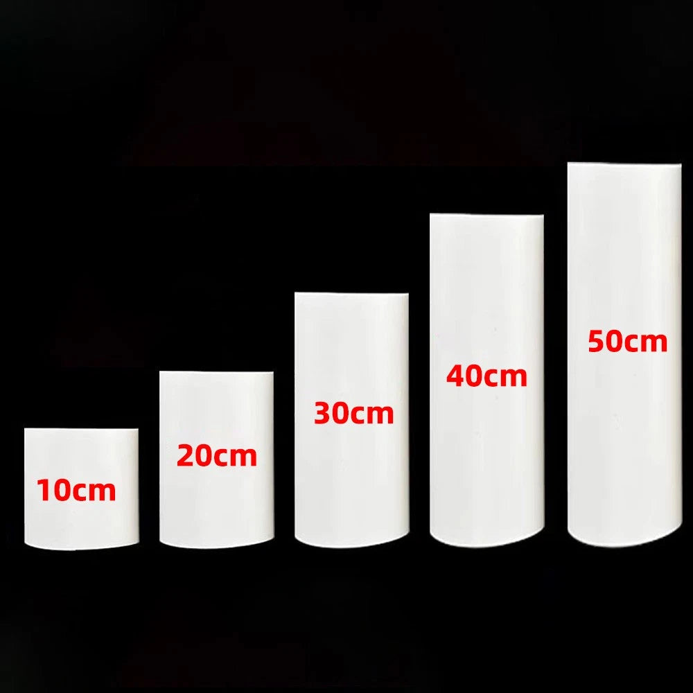 White PVC Round Tube – Rigid Pipe | OD 20–315mm | Length 50–500mm