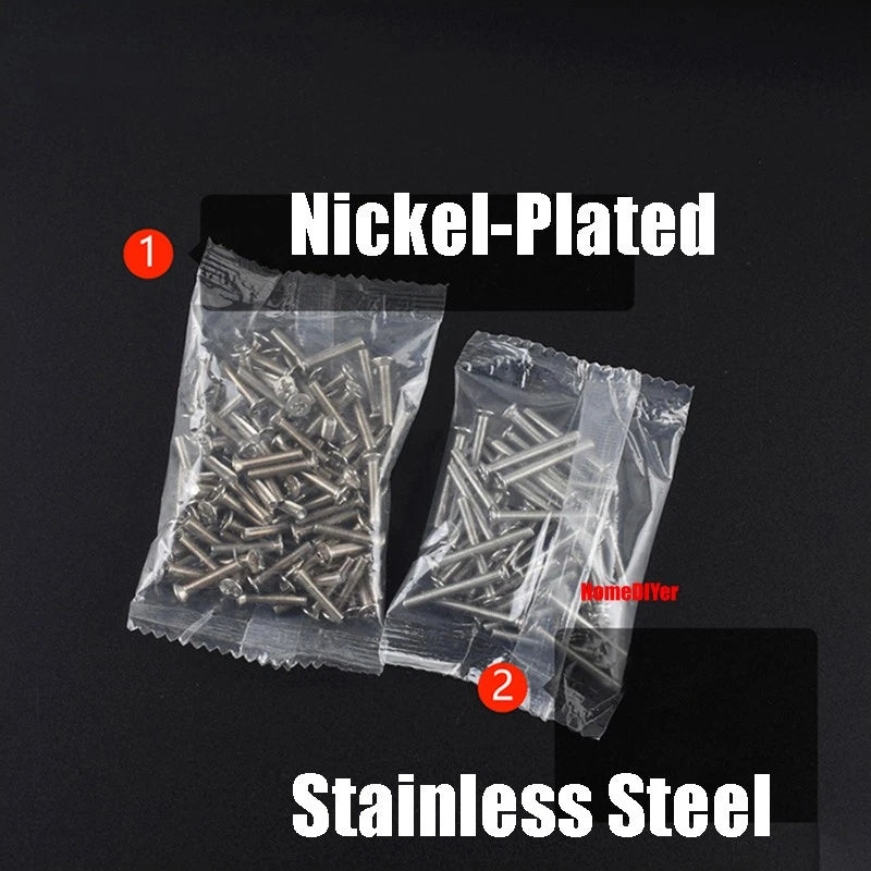 M3 Phillips Flat Head Machine Screws Stainless Steel & Nickel - Plated 5–35mm - HomeDIYer