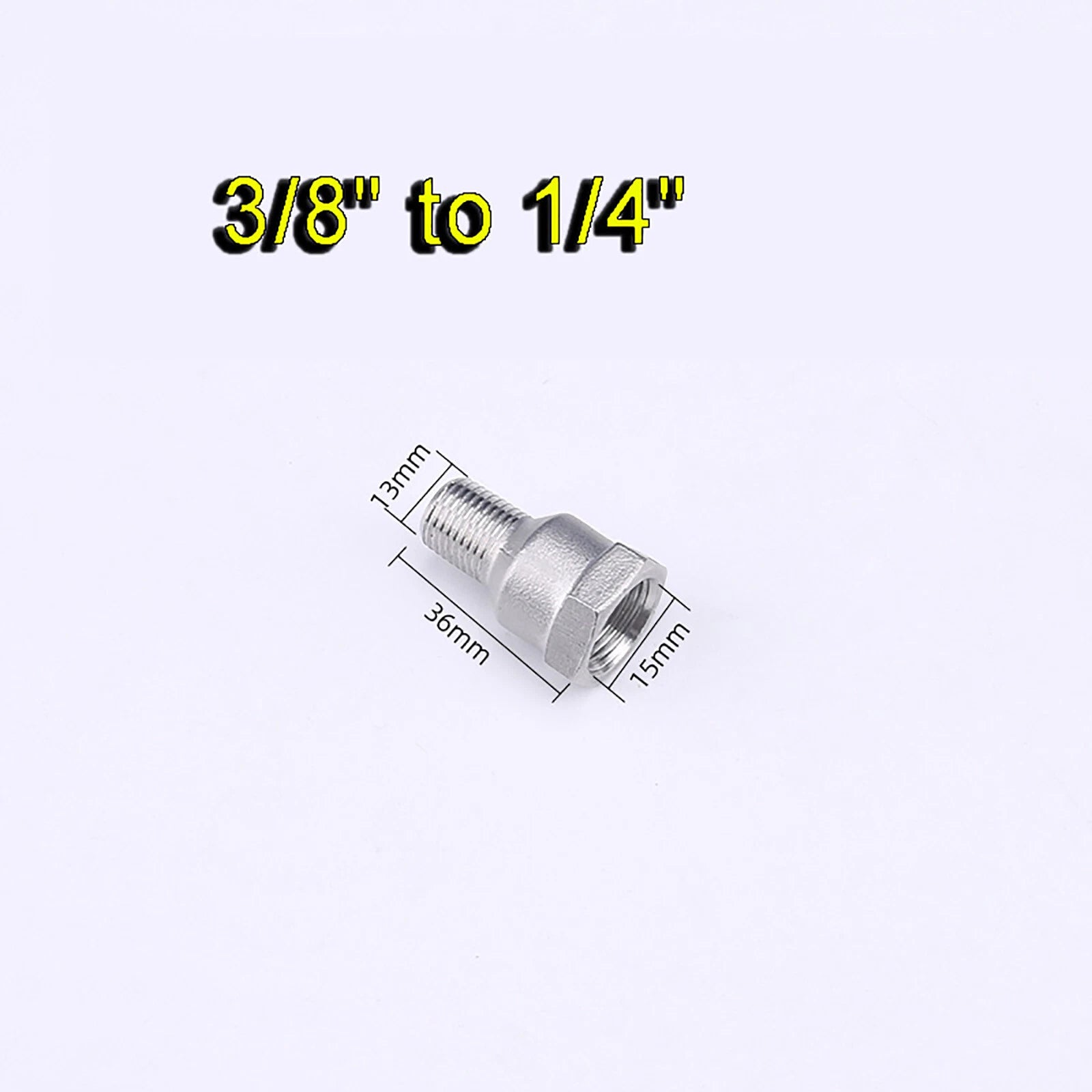 BSP Stainless Steel Reducing Socket — Male x Female Pipe Fitting Adapter